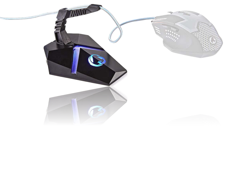 Mouse Bungee m. LED & 3x USB porte