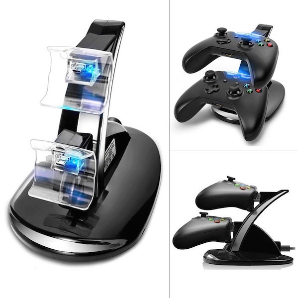 Dual Oplader Controller Stand til Xbox ONE