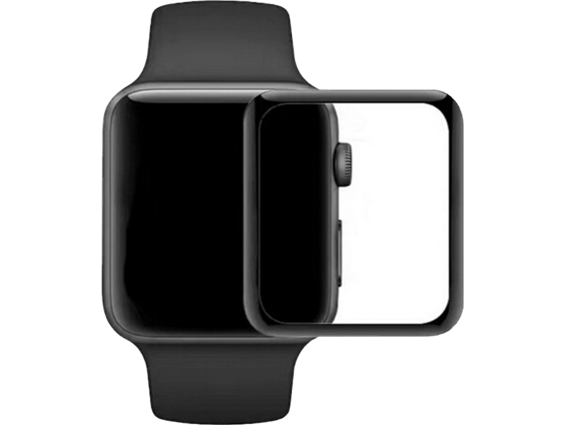 3D Curved Beskyttelsesglas Til Apple Watch 1/2/3-38 Mm