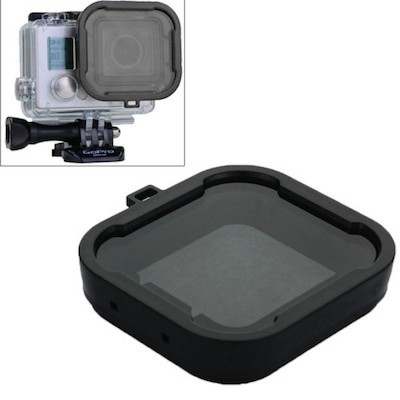Dive Filter Lens Til Gopro 4 / 3 Housing-Grå