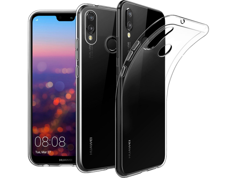 Transparent TPU cover til Huawei P20 Lite