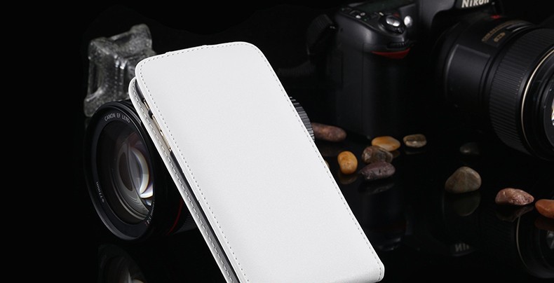 Flip Up Cover Til Iphone 6 Plus / 6S Plus-Hvid Udsalg