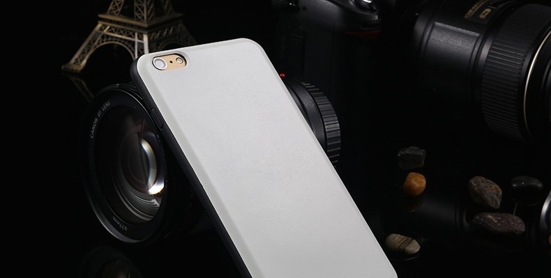 Læder / Tpu Cover Til Iphone 6 Plus / 6S Plus Iphone