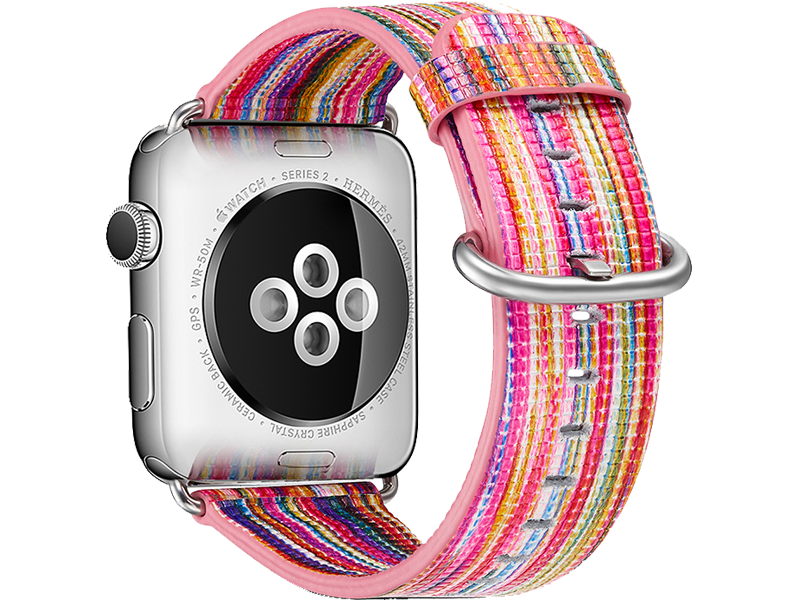 Agra rem til Apple Watch 1 / 2 / 3 / 4 / 5-Pink-38/40 mm