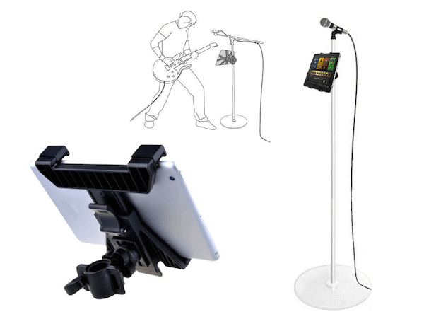 8: iPad & Tablet holder til mikrofonstativ