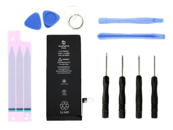 Evermart Iphone 7 Plus Batteri Reparationspakke Iphone 7 Plus Reservedele