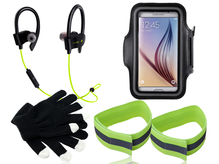 Evermart Vinter Løbepakke (5.8 Til 6.8" Smartphones) Løbepakke Med Løbearmbånd