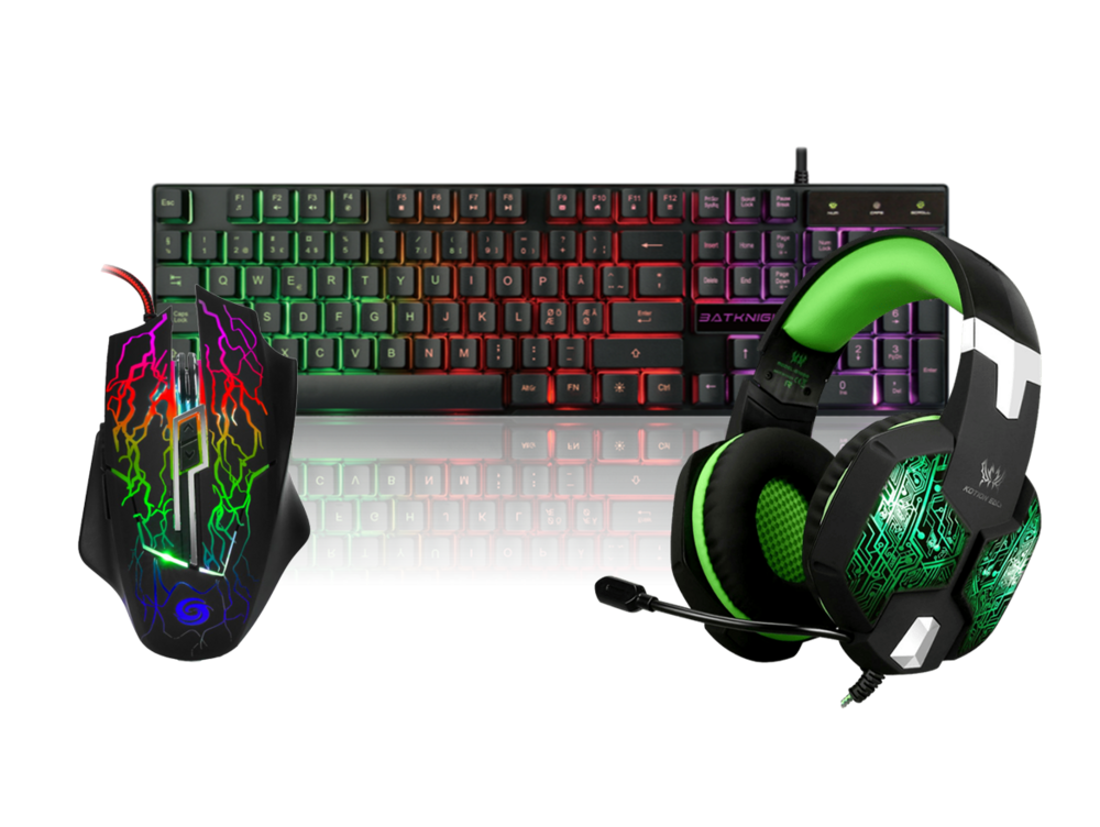 Evermart Leona Gaming Sæt Til Ps4 / Xbox One Ps4 Gaming Sæt