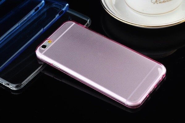 Transparent iPhone 6 / 6S cover - Pink