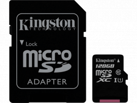 Kingston Canvas Select 128GB microSD inkl adapter