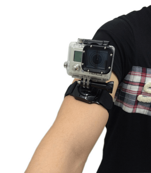 Wrist strap mount med 360 grader rotation