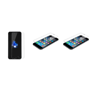 Pakke m. Hærdet Beskyttelsesglas til iPhone 7 / 8 & 2x Hærdet Beskyttelsesglas til iPhone 6 / 6S