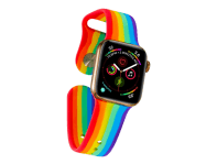 Rainbow rem Silikone til Apple Watch 3 - 38 mm