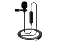 Clip-On Mikrofon m/ 6 m Kabel til Smartphones & Kamera