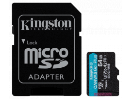 Kingston Canvas Go! MicroSD inkl. Adapter 