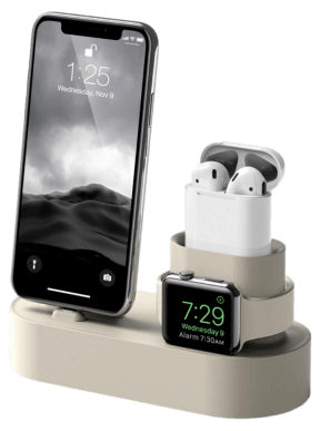 3-i-1 Dock til Apple Watch, iPhone & AirPods