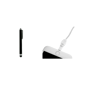 Pakke m. Stylus Touch Pen til iPhone, Smartphone & Tablet & Kabelbeskytter til iPhone, iPad, tablet & smartphone