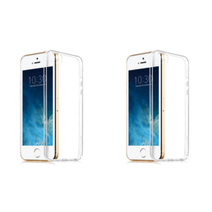 2x Transparent cover til iPhone 5/5S/SE