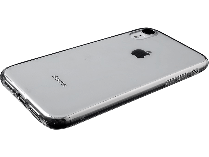 Transparent TPU Cover til iPhone XR — → Fleksibelt TPU Cover til iPhone