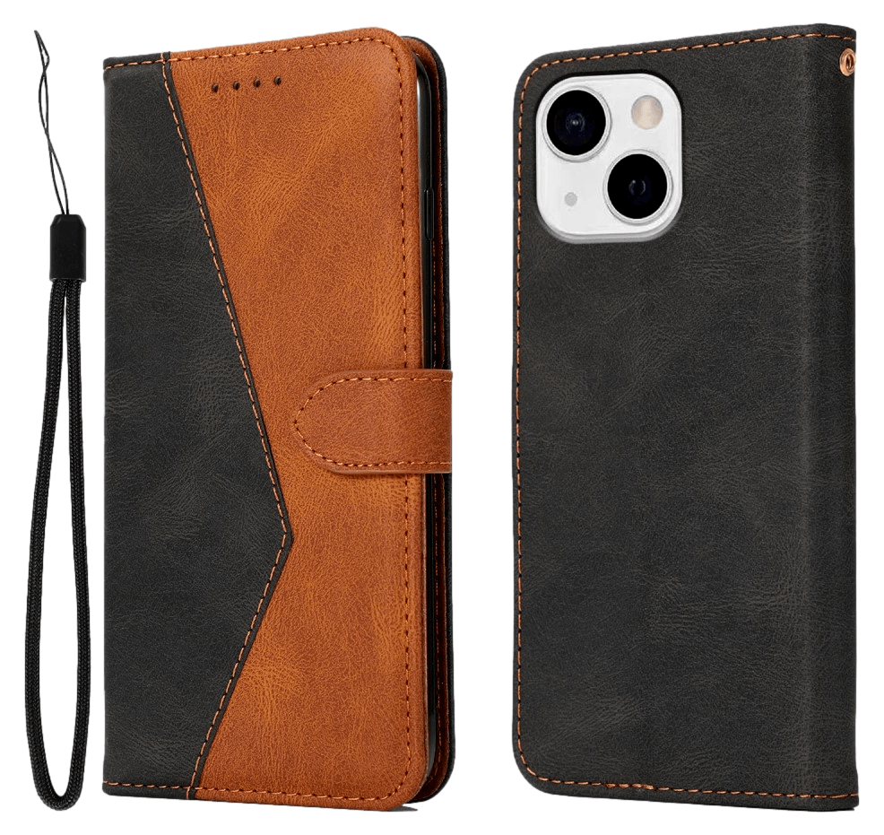 → Flip Cover til iPhone 13 i PU læder Fri Fragt!