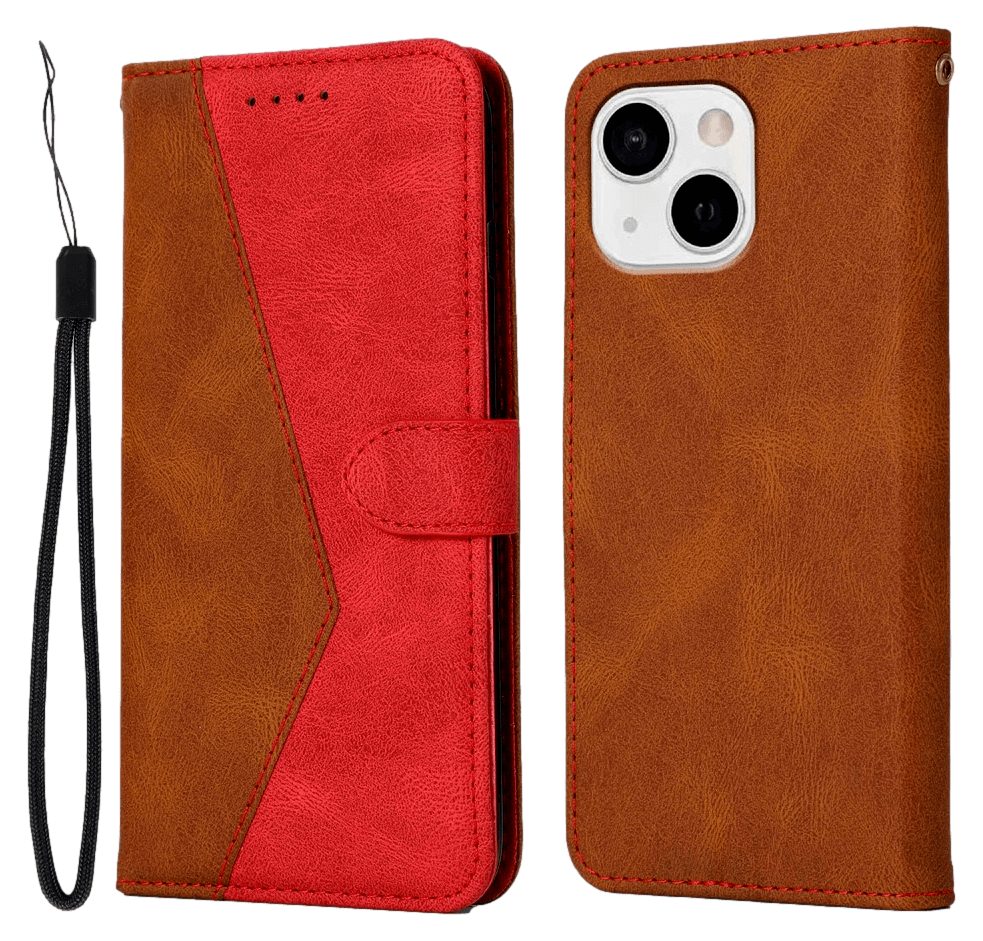 → Flip Cover til iPhone 13 i PU læder Fri Fragt!