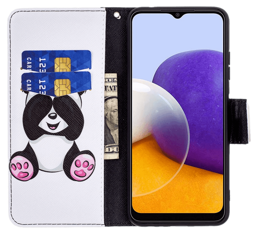 → Flip Cover i PU læder til Samsung Galaxy A22 5G Hurtig & Gratis