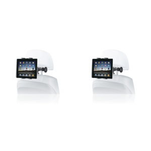 2x iPad & Tablet holder til bil / nakkestøtte m. rotation