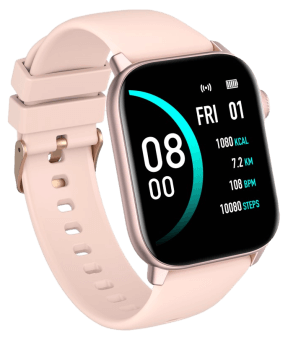 KW76 Smartwatch m/ Pulsmåler i Pink