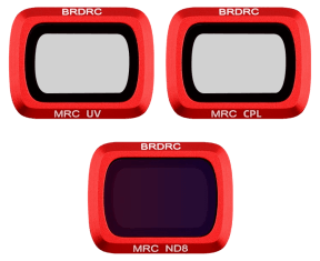 3-Pak UV + CPL + ND8 Filter til DJI Mavic Air 2