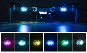 2 LED-Lys til Droner - 7 Farver
