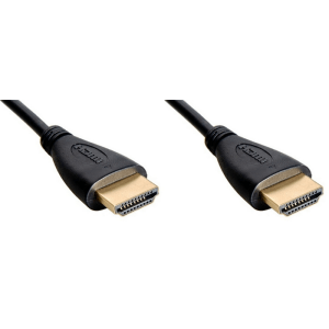 2x HDMI kabel 1.4 - understøtter Full HD og 3D 1 meter
