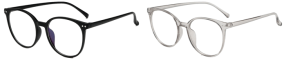 2 Stk. Anti Blue Light Briller / Skærmbriller i Sort & Grå
