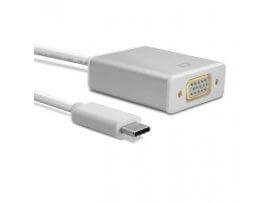 USB-C til VGA adapter i aluminium - USB 3.1