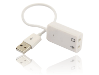 USB til 3.5 mm Headset & Mikrofon Adapter