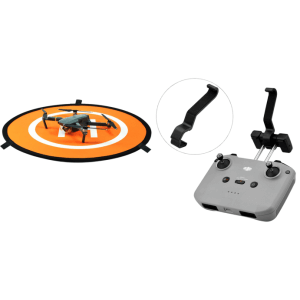 Pakke m. Foldbar Landing Pad til droner & Tablet Holder til DJI Mini 2 Drone Controller