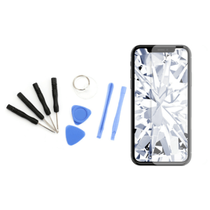 Pakke m. Universelt Værktøj til iPhone & Hærdet Glas til iPhone X / XS