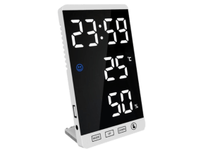 Vækkeur med Temperaturmåler og Hygrometer 