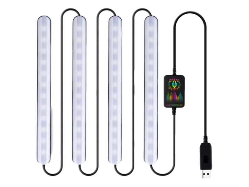 RGB LED Strips m. Fjernbetjening