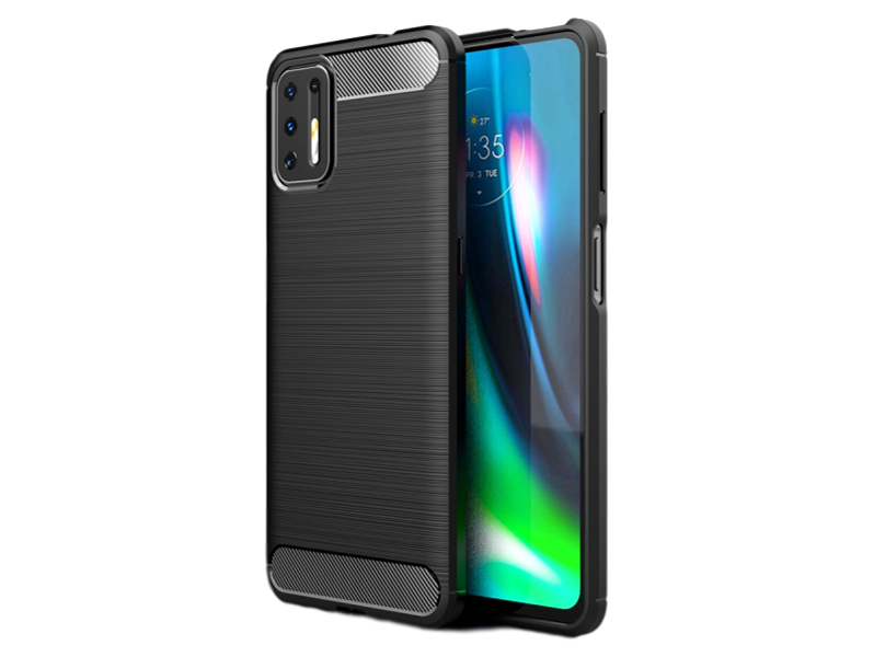 Carbon TPU Cover til Motorola Moto G9 Plus