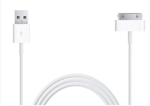 Kabel til iPhone 4 / 4S - 2 meter