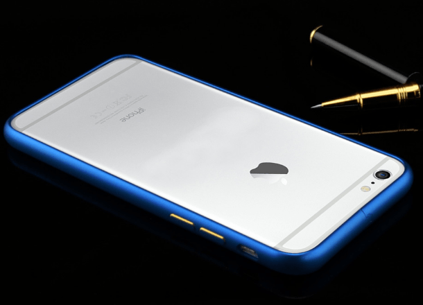 iPhone 6 Plus / 6S Plus aluminium bumper-Blå Billede af iPhone 6 Plus / 6S Plus aluminium bumper-Blå