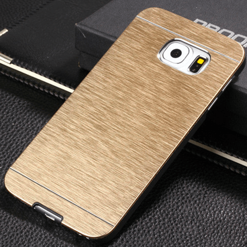 Gaia Aluminium cover til Samsung Galaxy S6 Edge-Guld