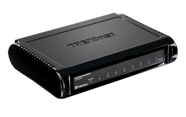Trendnet Te100-S8 8-Port 10/100 Mbit Switch Netværksprodukter
