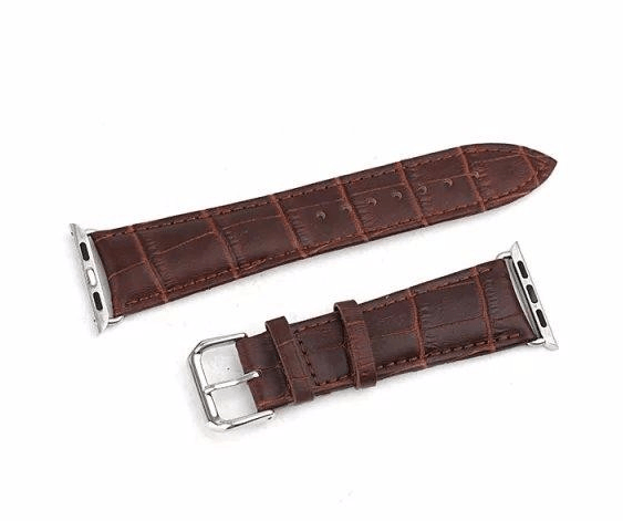 Evermart Brun Urrem Til Apple Watch I Genuine Læder - 38/40Mm Apple Watch 2 Remme
