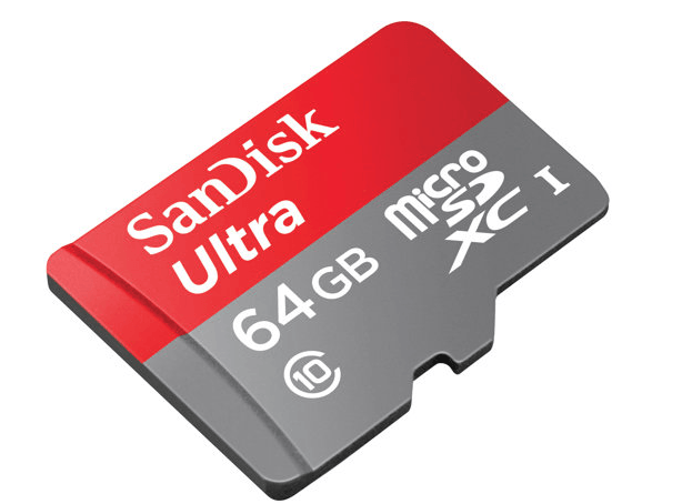 SanDisk Ultra 64GB microSD inkl. adapter