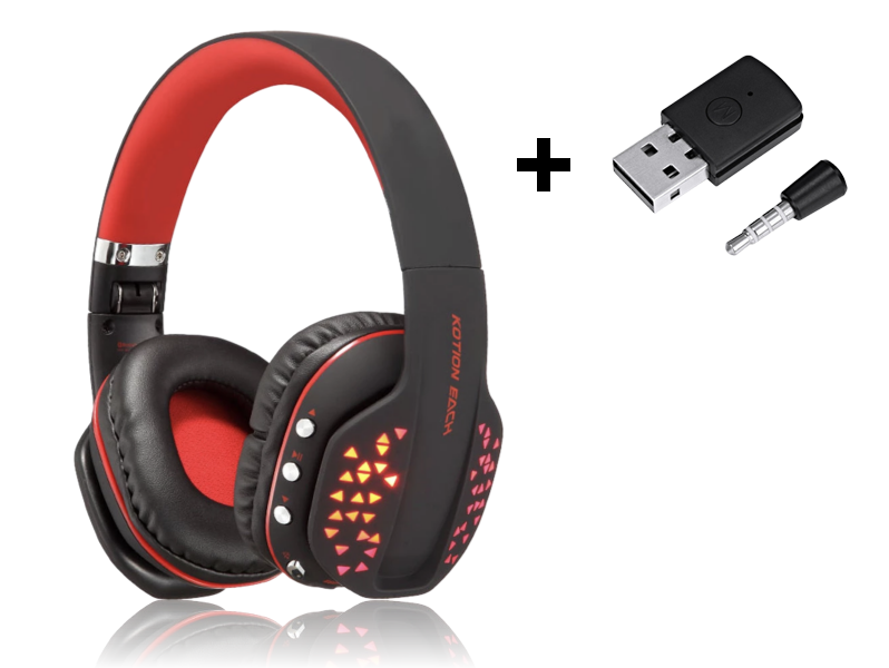 Hydra G75 PS5 Bluetooth Headset (rød)