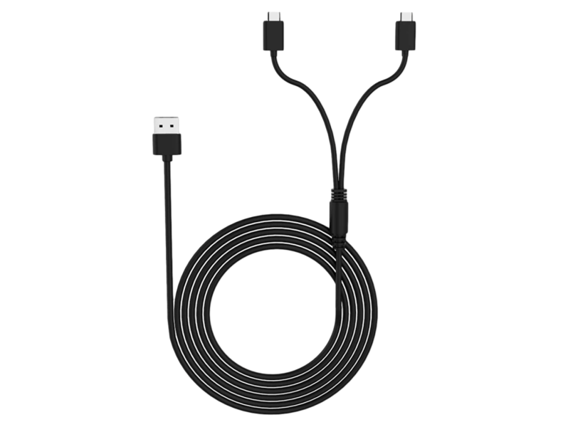 Dual Oplader Kabel til PS5 Controller - 3 Meter