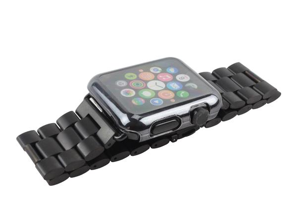 Cover med skærmbeskyttelse til Apple Watch-Sort-42 mm