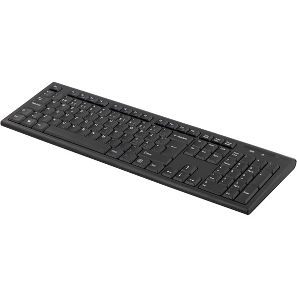 Trådløst tastatur m. Nordisk layout - Deltaco