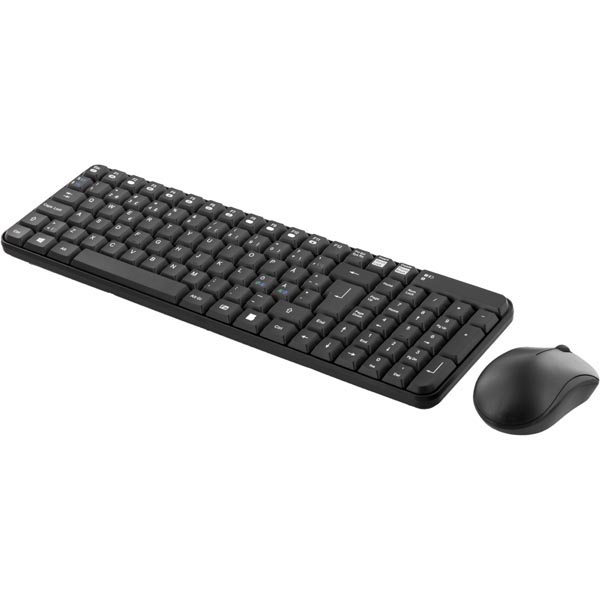 Trådløst Tastatur & Mus M. Nordisk Layout - Deltaco Android & Windows Mini Pcer